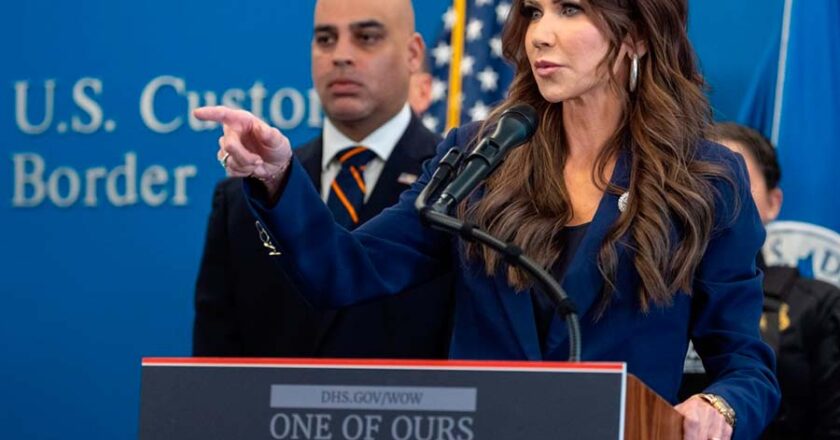 Kristi Noem anuncia que gobierno enviará “cientos” de agentes federales adicionales a Minnesota