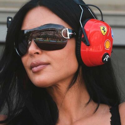 Kim Kardashian comparte foto con su novio Lewis Hamilton y su hija Chicago