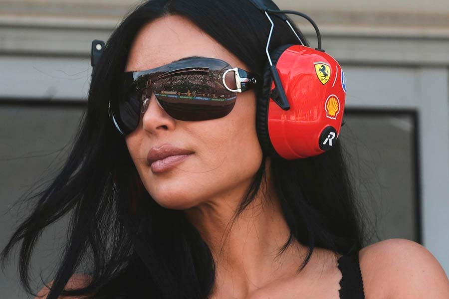 Kim Kardashian comparte foto con su novio Lewis Hamilton y su hija Chicago