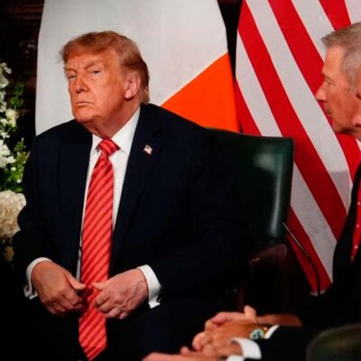 Donald Trump dice que Irlanda podría reunificarse “tarde o temprano” y Farage le responde